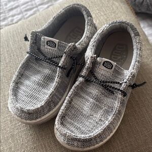 Hey Dude Textured Gray Slip-On Shoes